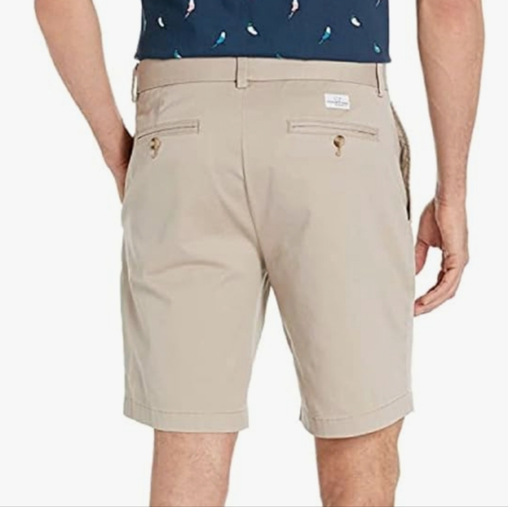 NWT Vineyard Vines 9" Stretch Breaker Short in Khaki Size 28 - Picture 2 of 12